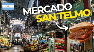 MERCADO SAN TELMO ciudad de BUENOS AIRES // el CHORI mas rico??