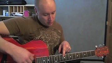 How to Play Guitar in DADGAD tuning-  Tutorial  (Todd Downing)