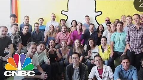 Evan Spiegel Snaps On Air | Archives | CNBC