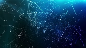 Floating Blue Plexus Background