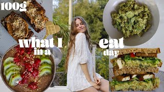 *HIGH PROTEIN* WHAT I EAT IN A DAY / 100g protein / whole food plant-based /no protein powder by Justcallmeflora 10,732 views 3 days ago 16 minutes
