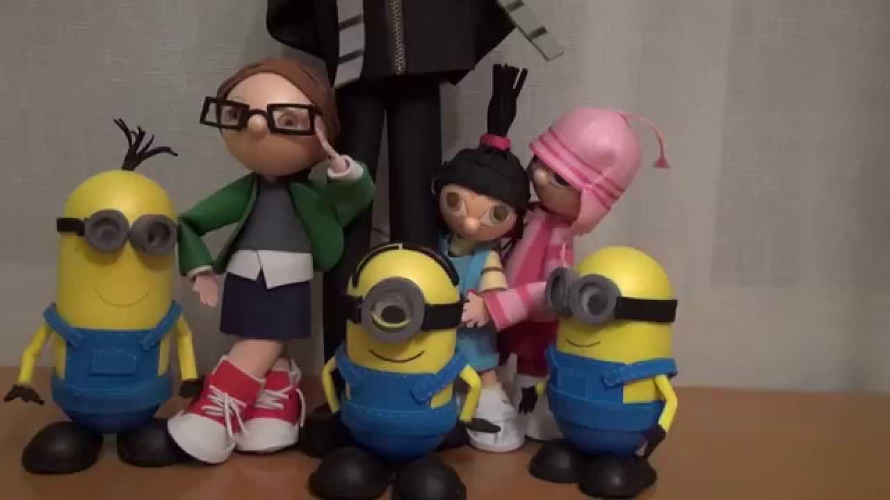 gru mi villano favorito, las niñas y los minions - YouTube