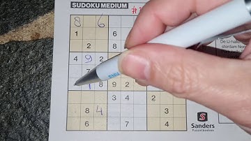 Our Daily Sudoku practice continues. (#2427) Medium Sudoku puzzle. 03-06-2021