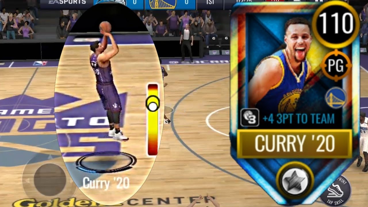 IS 110 STEPH CURRY THE BEST POINT GUARD IN NBA LIVE MOBILE 20???