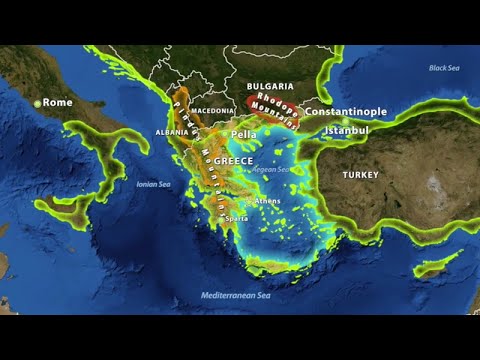 تصویری: یونان در کجا قرار دارد؟