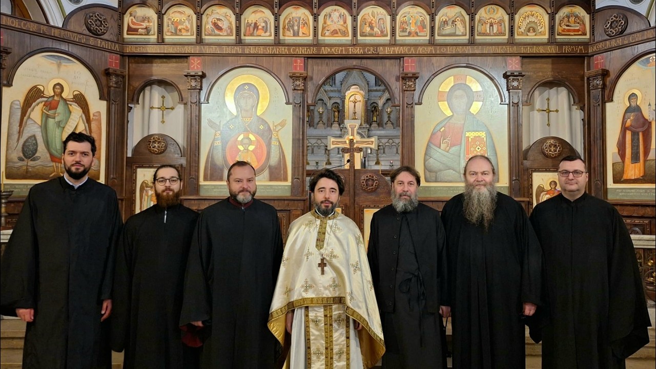 Grupul Nectarie Protopsaltul la Biserica Sfântului Antonie cel Mare din Viena