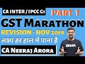 GST Revision Marathon Part 1 November 2019 | 4 घंटे इसे करलो GST हो जाएगा  | Neeraj Arora