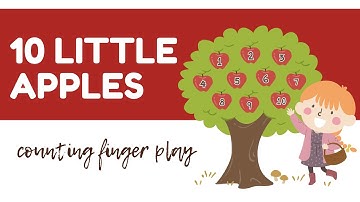 10 Little Apples | Counting Fingerplay for Kids | My Pre-K Box