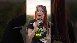 Rumi's Birthday Stone Statue! #kpop #rumi #mira #jinu #funny