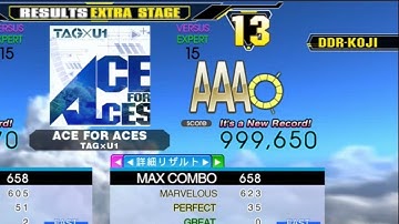 [DDR A] ACE FOR ACES [Single-EXPERT] 999,650 PFC by DDR-KOJI