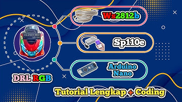 Membuat Modul DRL RGB Menggunakan Arduino Nano & Controller Sp110e || DRL RGB + Sein & Strobo