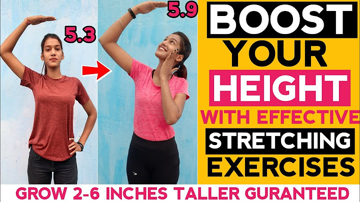 Stretching exercises to increase height with pictures