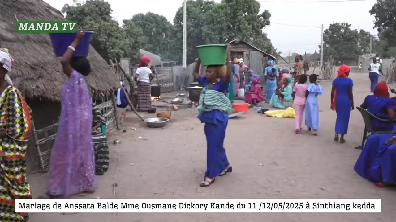 SINTHIANG KEDDA: Mariage de Anssata Balde Mme Ousmane Dickory Kande du 11/12/ mai 2025 à Sinthian