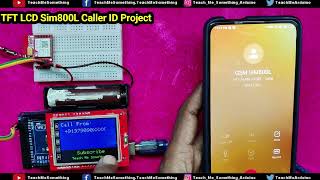 Sim800L Caller ID TFT LCD screenshot 4