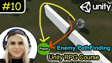 10- Enemy Pathfinding AI with NavMesh – Chase, Stop & Attack (Unity RPG)