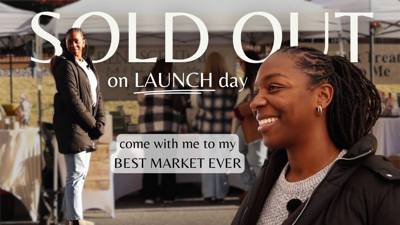 Selling out at my most successful event EVER! Small Business Saturday market recap | Studio Vlog 034