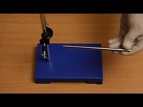 تجربة انتقال الحرارة بالتوصيل خلال المعادن