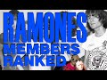 Ramones Members Ranked Worst to Best w/ The Jasons