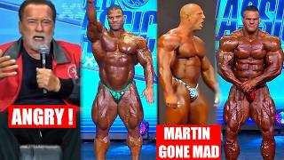 Arnold Angry On Han Bad Posing Martin Out Of Bodybuilding Wesley In Detroit Pro
