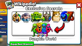Download Lagu Unlocking EVERY EXCLUSIVE SECRET In Brainrot Evolution Roblox! MP3