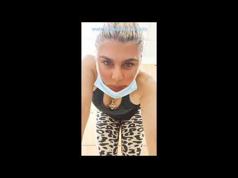 Claudia Abusada muestra su malla atigrada de entrenamiento