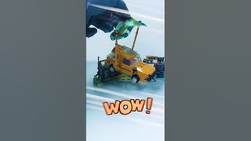 😱 Flying Car? Car with Parachute! MOC build tutorial