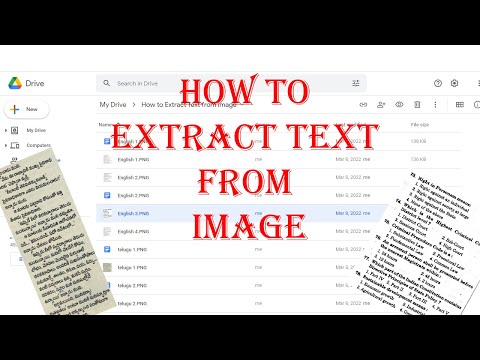 How to Extract Text from image English and Telugu