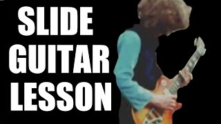 Slide Guitar Lesson with Drop Top D Tuning - Killing Time - Mick Taylor