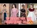 Top Trending Viral Cute Frocks For Baby Girls| New baby frock design 2026