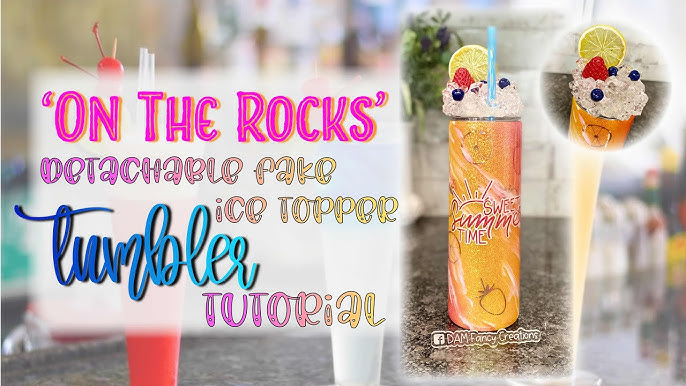 Inspired Margarita Tumbler Gobelet, handmade , tumbler with ice and  lime-realis