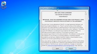 How to eliminate Sony Vegas EULA window