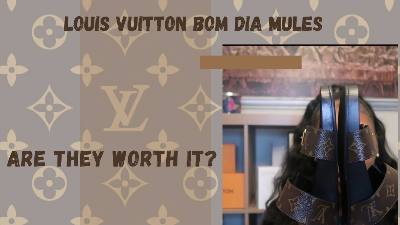 Louis Vuitton Bom Dia Flat Mule FULL REVIEW(why I choose this over