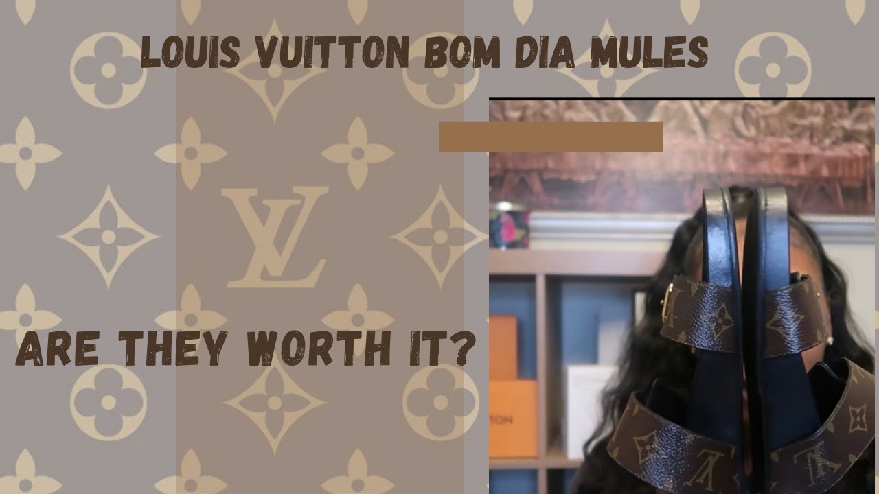 Repairing Louis Vuitton BOM DIA FLAT MULE 