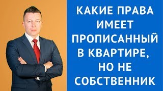 Какие права имеет прописанный в квартире, но не собственник - Адвокат по гражданским делам screenshot 5