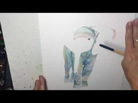 Yupo paper painting two tips to make painting easier