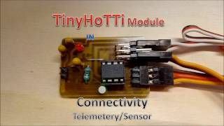 ATTiny85 HoTT part II - ATTinyHoTTi HoTT Simple DIY Telemetery Data Transmission Module