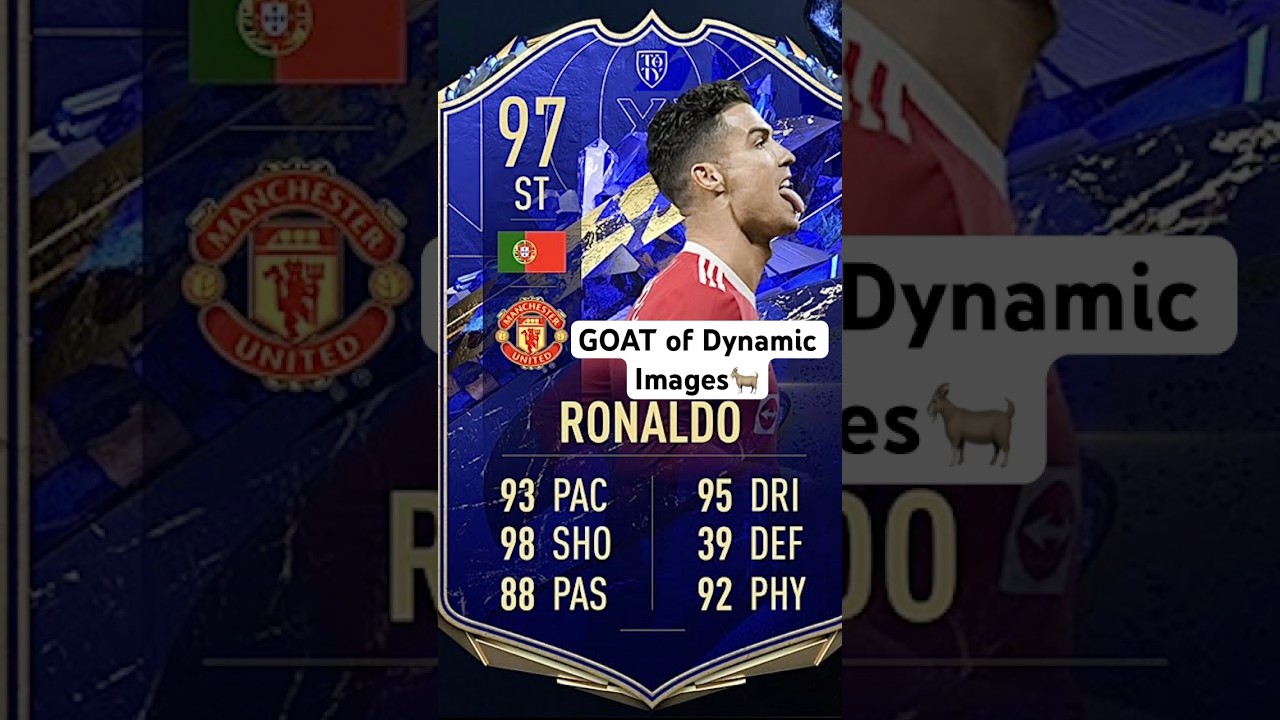 Cristiano Ronaldo Had the BEST Dynamic Images in FIFA🐐