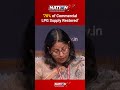 Joint Secretary of Marketing & Oil Refinery announces 70% restoration of commercial LPG supply....