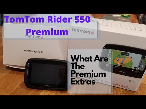 Unboxing TomTom Rider 550 Premium
