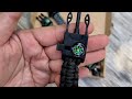 Multipurpose Paracord Bracelets for Outdoors | 5-in-1 Paracord Survival Bracelet