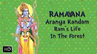 Ramayana:The Epic (Full Movie)  Aranya Kandam(Part 1)  Ram's Life In The Forest  Animated Stories