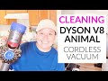 HOW TO: Clean Dyson V8 Animal Cordless Vacuum | DEEP CLEANING Dyson V8 Animal Vacuum