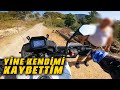 Tır devrildi yoldan çıktım | Yine şansımı zorluyorum | Transalp 750 ile motovlog | Kolaçan