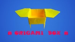 оригами из бумаги коробочка, как сделать оригами коробочку / origami paper box