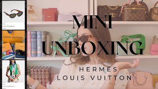 LV and Hermes Mini Unboxing  Fame Oval Sunglasses, Yanoi Kusama