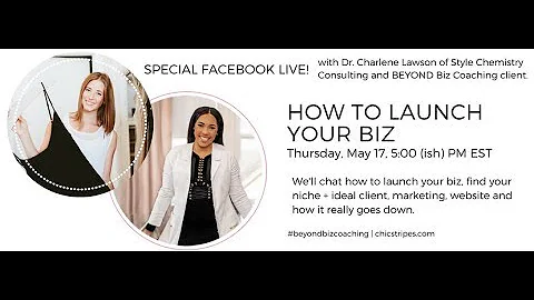 How to Launch your Biz with Dr  Charlene Lawson