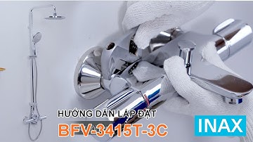 INAX BFV-3415T - Hướng dẫn lắp đặt Vòi sen cây nhiệt độ - VUATHIETBI COM