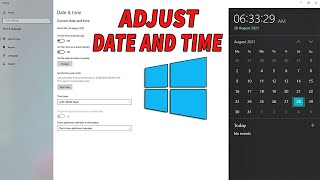 How to Edit DATE and TIME in Windows 10 | Tagalog