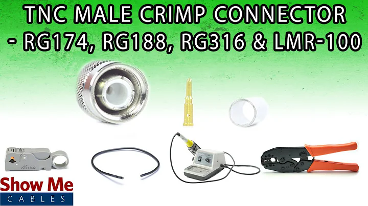 TNC Male Crimp For RG316 & LMR-100 - Perfect For DIY Installs! #710