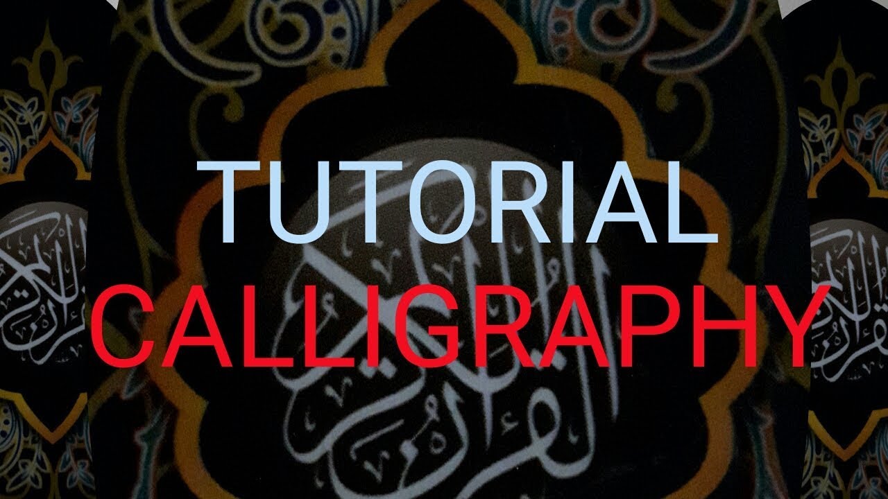 BERLATIH MENULIS kaligrafi Surat AL LAHAB - YouTube